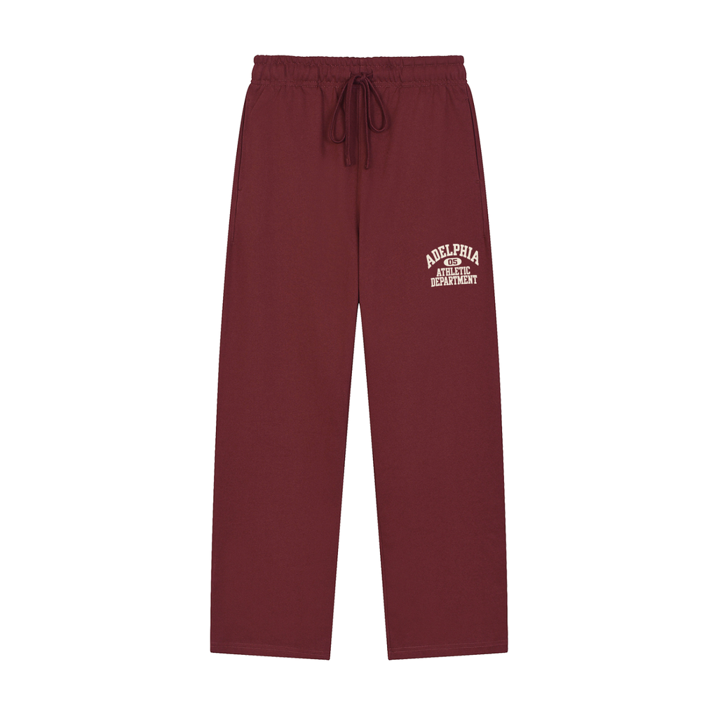 Varsity Tie-Front Sweatpants