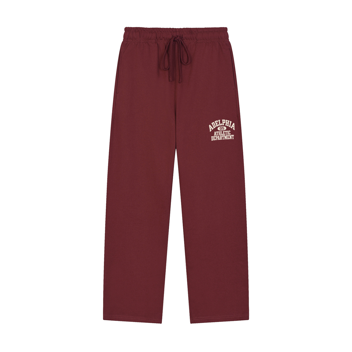 Varsity Tie-Front Sweatpants